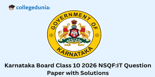 Karnataka Board 2026 Class 10 NSQF IT Question Paper with Solutions